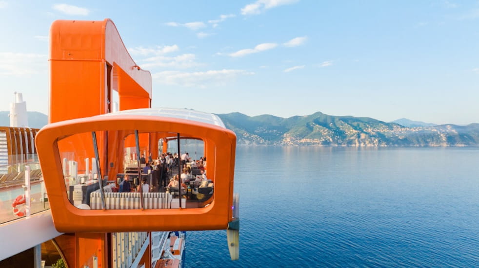 Magic Carpet restaurant on board Celebrity Apex